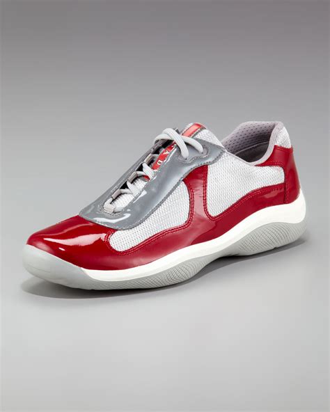 red prada tennis shoes